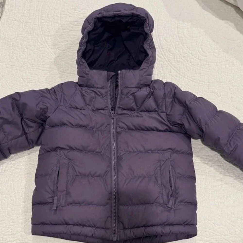 LL Bean kids down jacket
